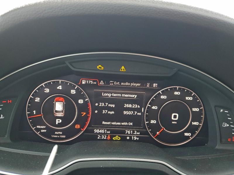 WA1VAAF74JD027610 - 2018 AUDI Q7 PRESTIGE أبيض صورة 9