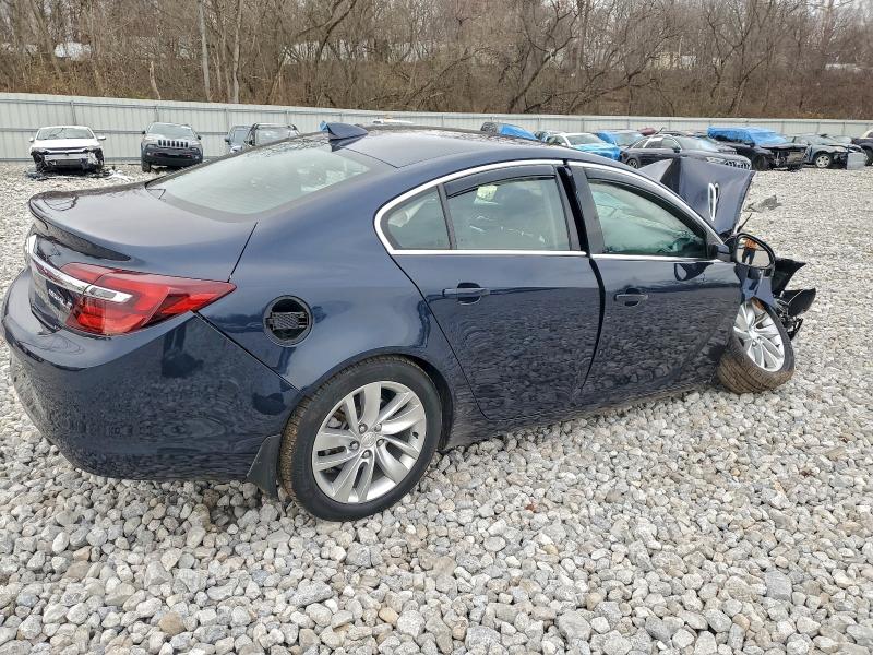 2G4GK5EX2G9168178 - 2016 BUICK REGAL Синій фото 3