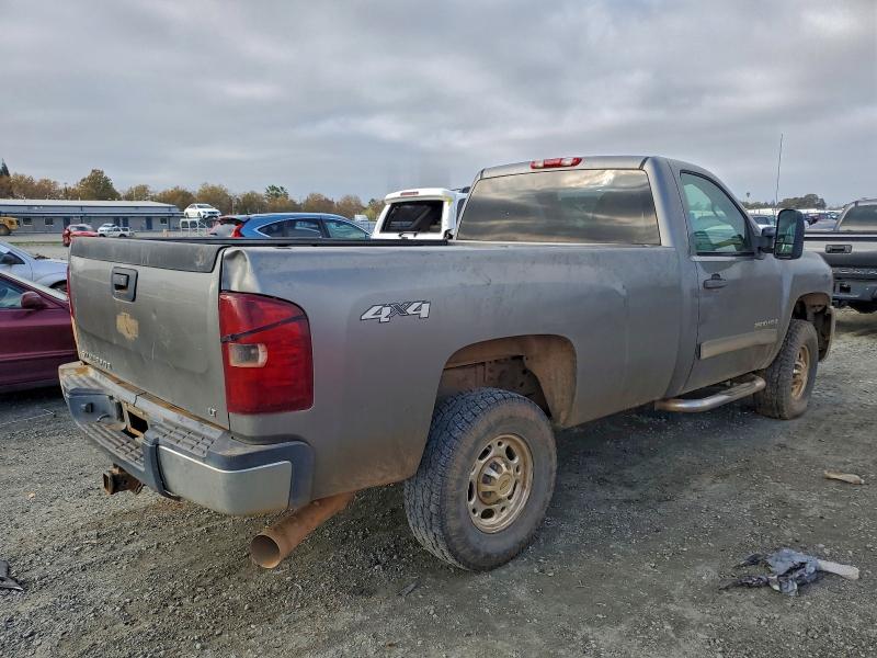 1GCHK24617E564552 - 2007 CHEVROLET SILVERADO K2500 HEAVY DUTY GRAY photo 3