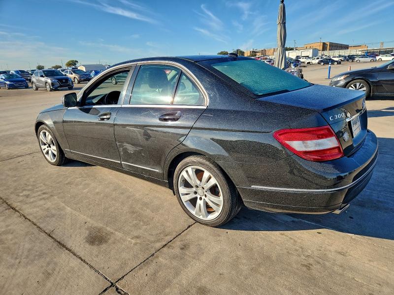 WDDGF81X19F277957 - 2009 MERCEDES-BENZ C 300 4MATIC BLACK photo 2