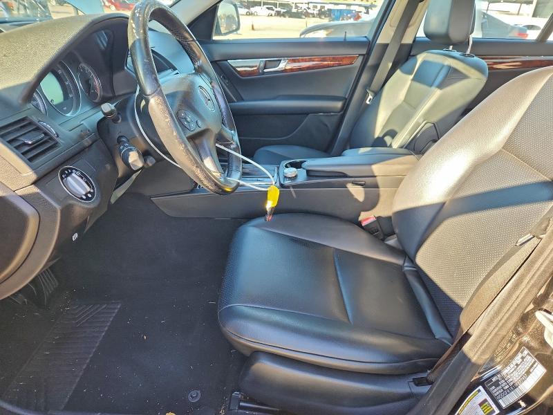 WDDGF81X19F277957 - 2009 MERCEDES-BENZ C 300 4MATIC BLACK photo 7