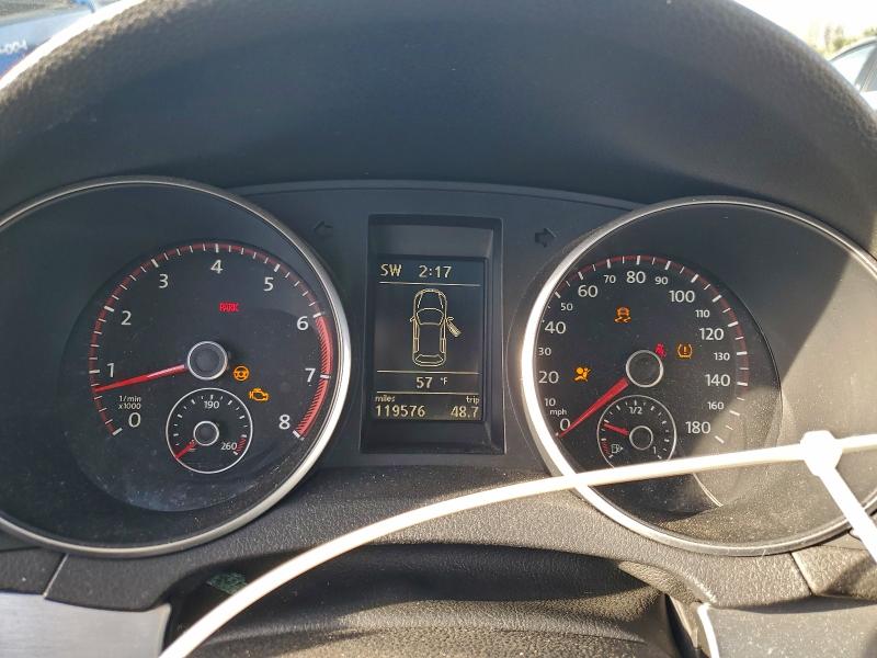 WVWGD7AJ2CW290553 - 2012 VOLKSWAGEN GTI BLACK photo 9