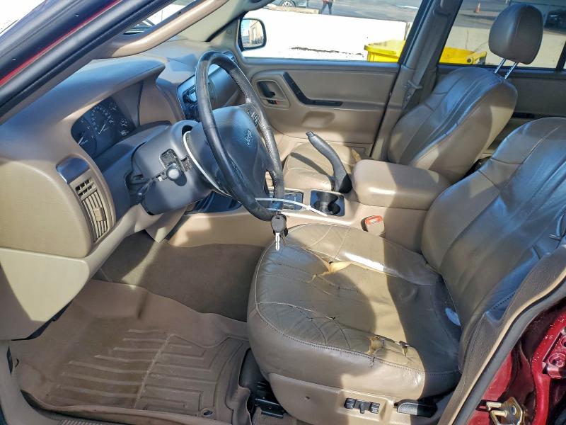 1J8GW48S12C304295 - 2002 JEEP GRAND CHER LAREDO 红色 照片 7