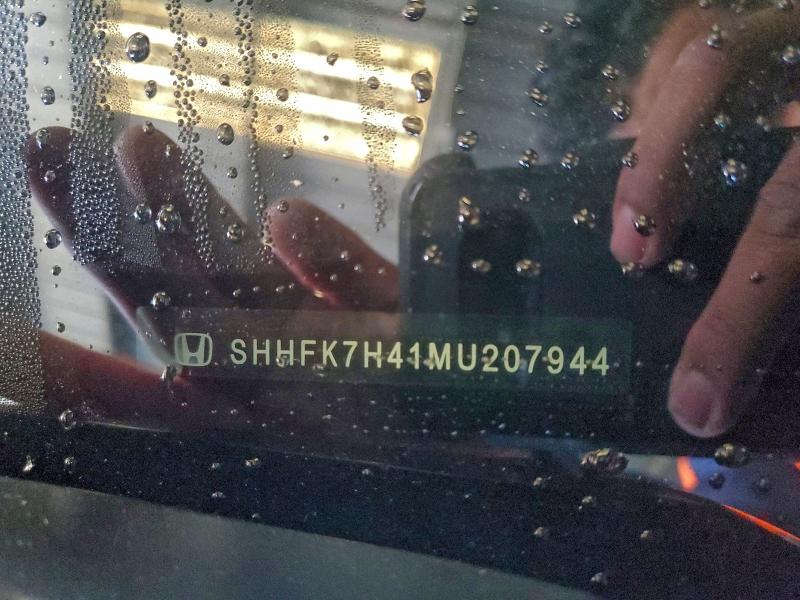 SHHFK7H41MU207944 - 2021 HONDA CIVIC SPORT 灰色 照片 12