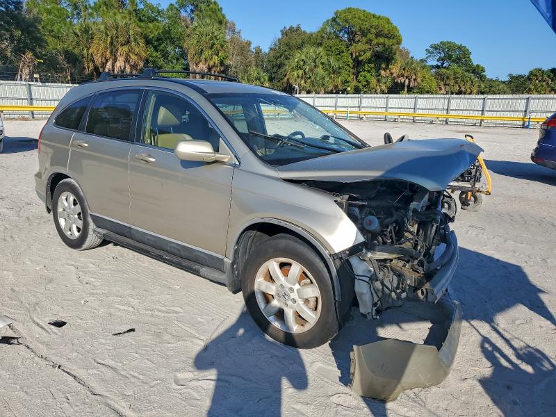 JHLRE387X8C018613 - 2008 HONDA CR-V EXL BEIGE photo 4