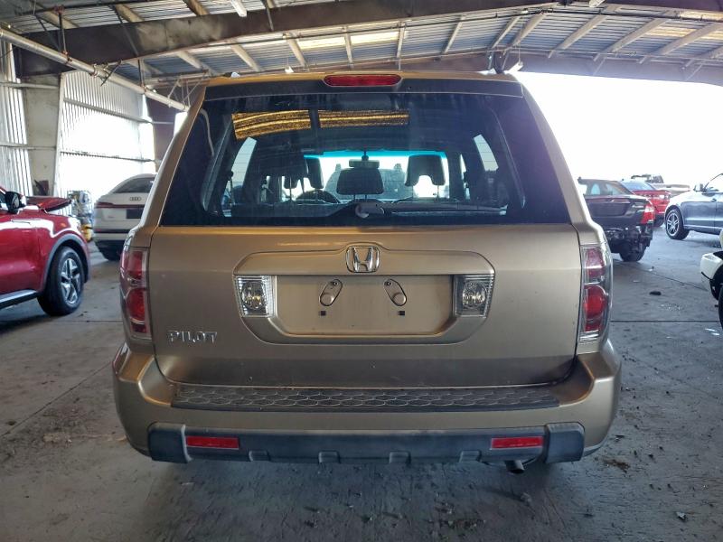 5FNYF28596B011943 - 2006 HONDA PILOT EX TAN photo 6