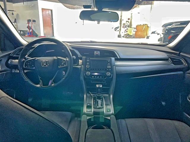 SHHFK7H41KU222263 - 2019 HONDA CIVIC SPORT Szary zdjęcie 9