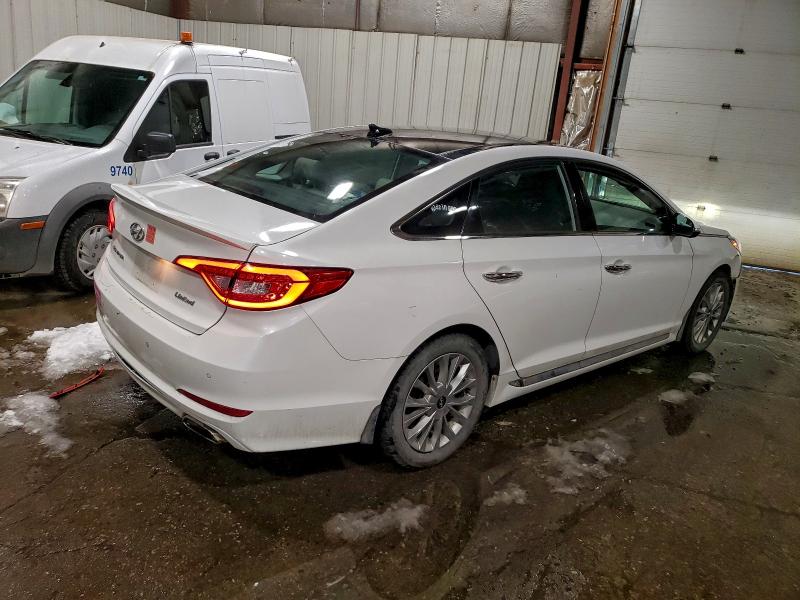 5NPE34AF8FH163854 - 2015 HYUNDAI SONATA SPORT WHITE photo 3