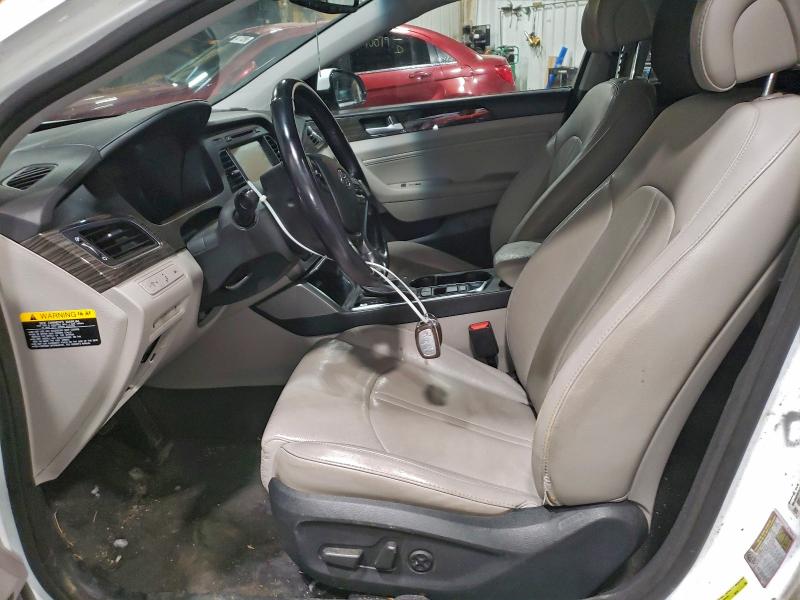5NPE34AF8FH163854 - 2015 HYUNDAI SONATA SPORT WHITE photo 7