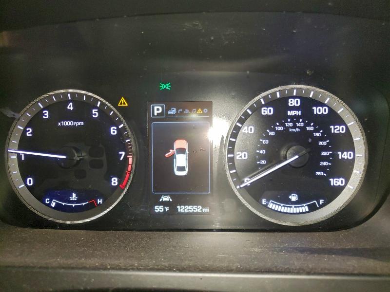 5NPE34AF8FH163854 - 2015 HYUNDAI SONATA SPORT WHITE photo 9