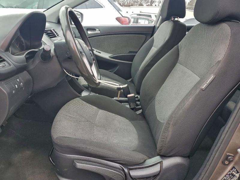 KMHCT5AE4CU009188 - 2012 HYUNDAI ACCENT GLS თაფლისფერი ფოტო 7