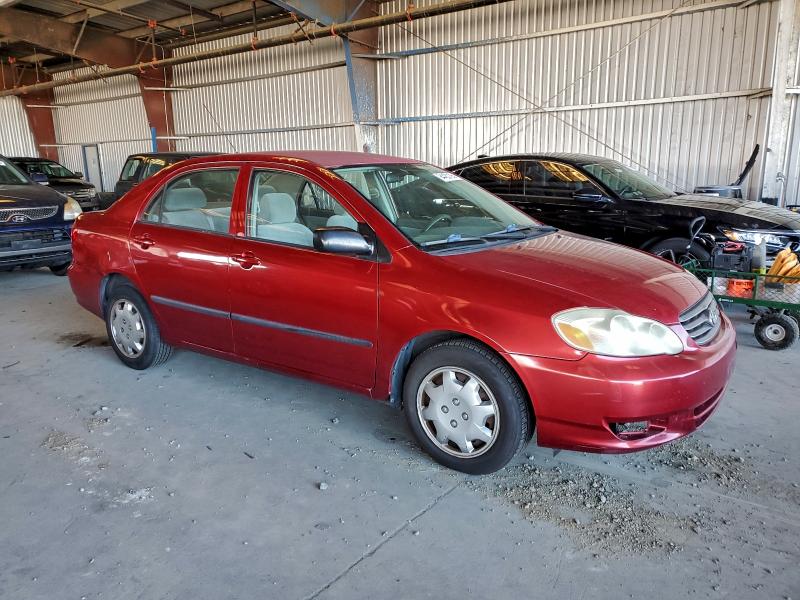 1NXBR32E23Z000129 - 2003 TOYOTA COROLLA CE برغندي صورة 4