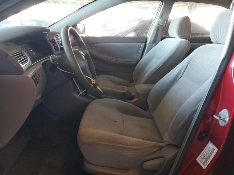 1NXBR32E23Z000129 - 2003 TOYOTA COROLLA CE برغندي صورة 7