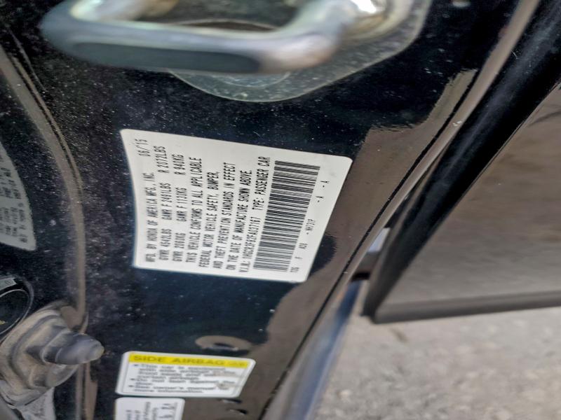 1HGCR3F82FA037167 - 2015 HONDA ACCORD EXL 黑色 照片 12