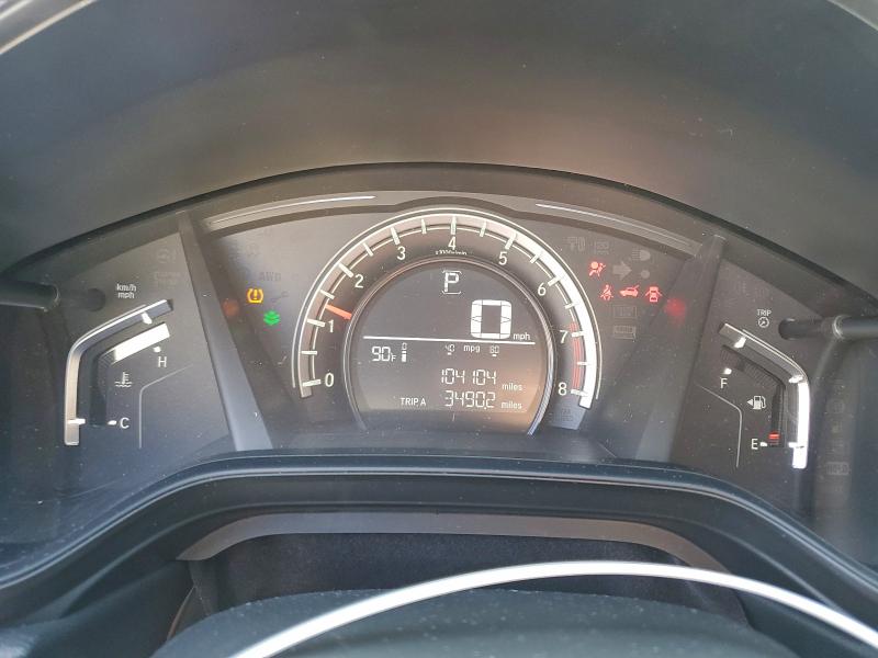 2HKRW5H33KH421668 - 2019 HONDA CR-V LX SILVER photo 9