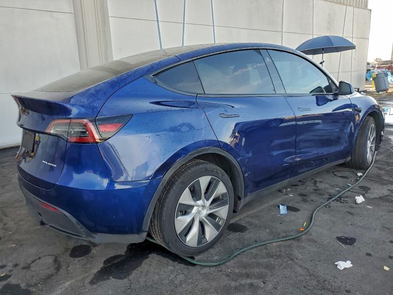 7SAYGAEE7PF759476 - 2023 TESLA MODEL Y Կապույտ լուսանկար 3