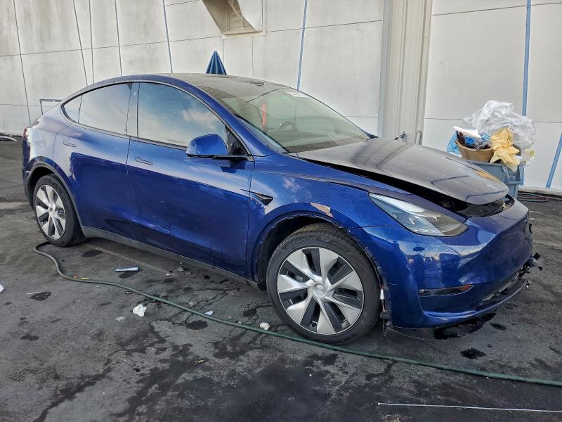 7SAYGAEE7PF759476 - 2023 TESLA MODEL Y Կապույտ լուսանկար 4