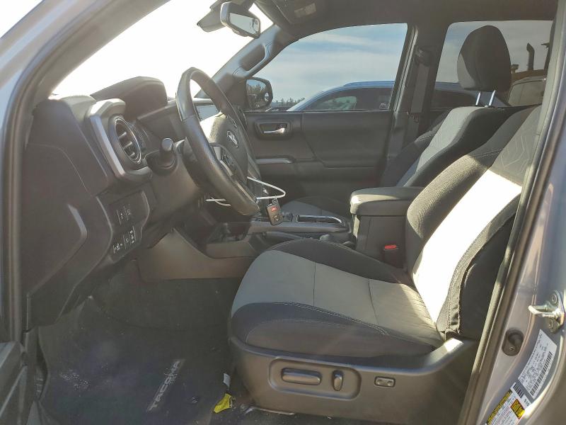 3TMCZ5AN4LM338206 - 2020 TOYOTA TACOMA DOUBLE CAB GRAY photo 7