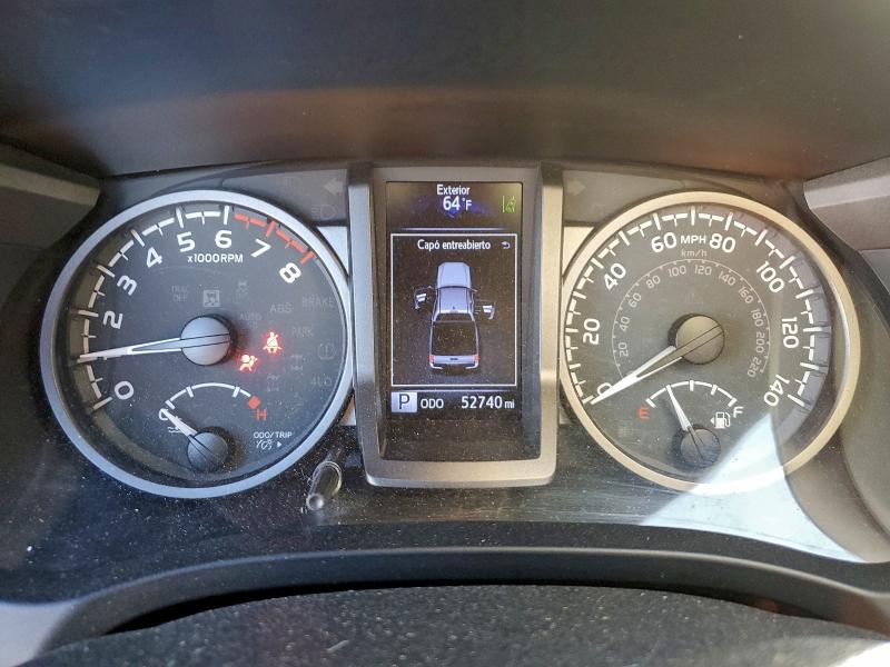 3TMCZ5AN4LM338206 - 2020 TOYOTA TACOMA DOUBLE CAB GRAY photo 9