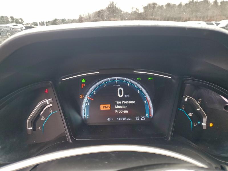 2HGFC2F63KH553444 - 2019 HONDA CIVIC LX RED photo 9