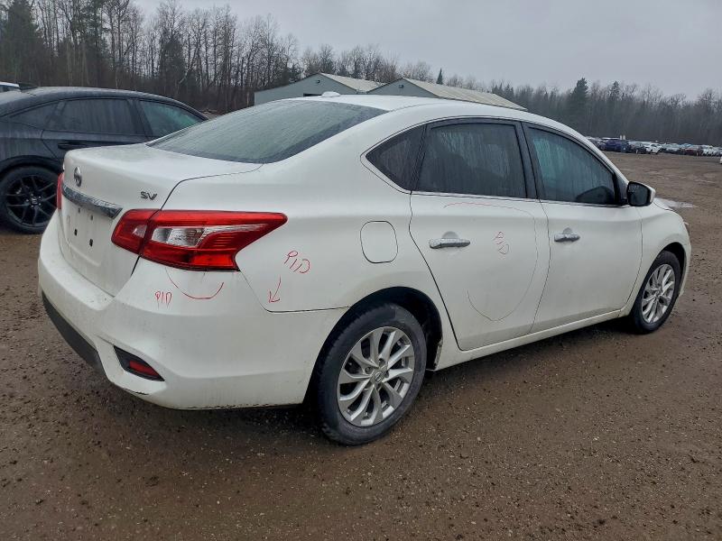 3N1AB7AP2JY238400 - 2018 NISSAN SENTRA S WHITE photo 3