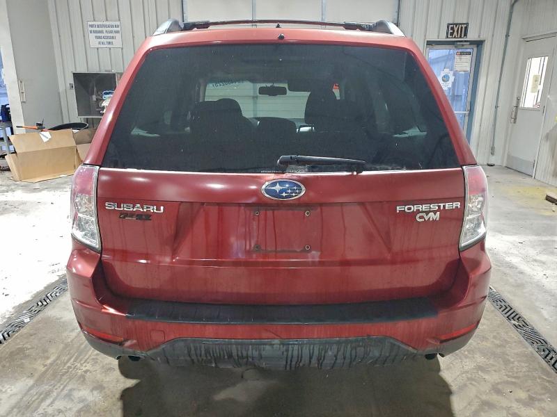 JF2SH63619H706897 - 2009 SUBARU FORESTER 2.5X PREMIUM ბურგუნდია ფოტო 6