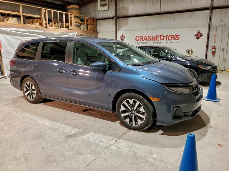 5FNRL6H64SB051497 - 2025 HONDA ODYSSEY EXL BLUE photo 4