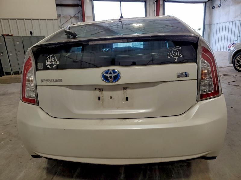 JTDKN3DUXC5378116 - 2012 TOYOTA PRIUS Ağ foto 6