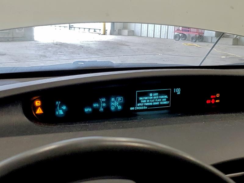 JTDKN3DUXC5378116 - 2012 TOYOTA PRIUS Ağ foto 9