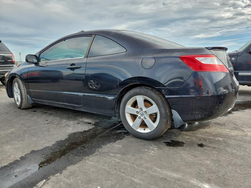 2HGFG12867H508186 - 2007 HONDA CIVIC EX BLACK photo 2