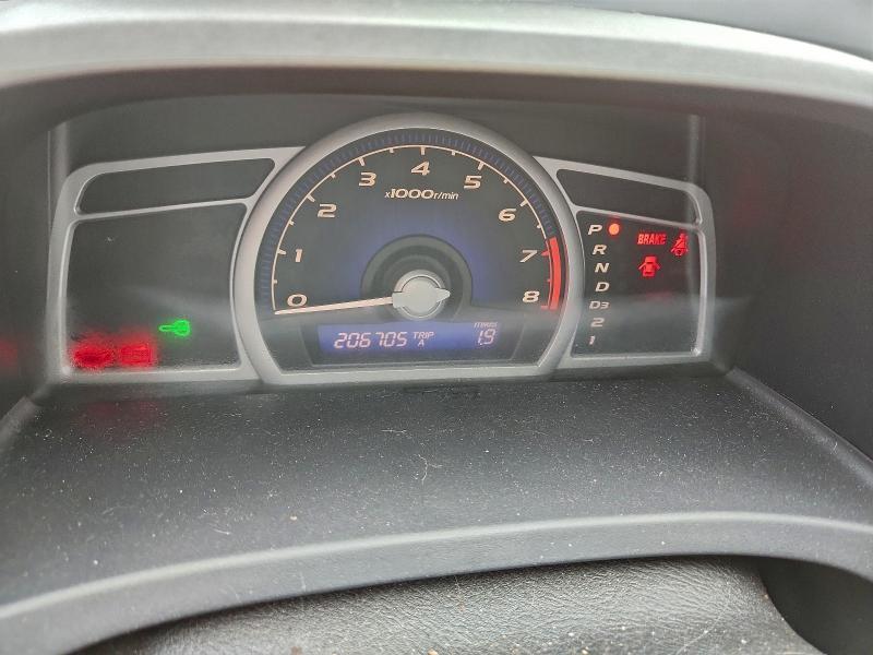 2HGFG12867H508186 - 2007 HONDA CIVIC EX BLACK photo 9