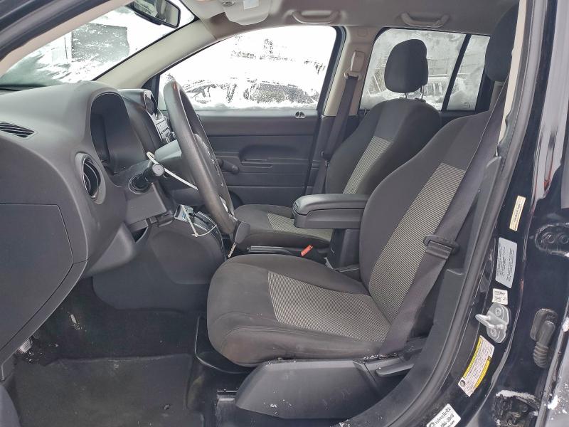 1C4NJCBAXHD185608 - 2017 JEEP COMPASS SPORT BLACK photo 7