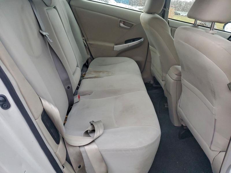 JTDKN3DUXC5512073 - 2012 TOYOTA PRIUS 白色 照片 10