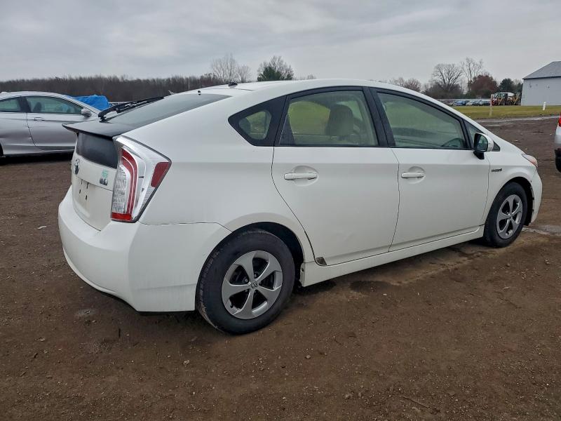 JTDKN3DUXC5512073 - 2012 TOYOTA PRIUS 白色 照片 3