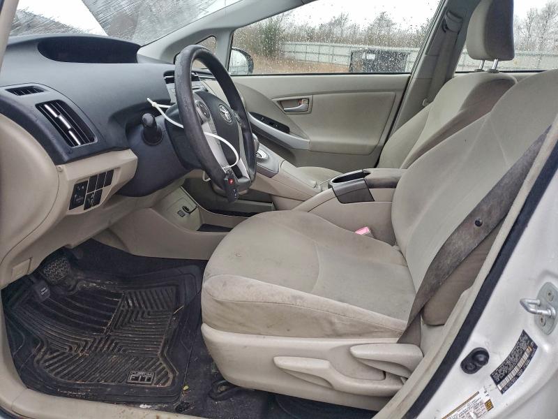 JTDKN3DUXC5512073 - 2012 TOYOTA PRIUS 白色 照片 7