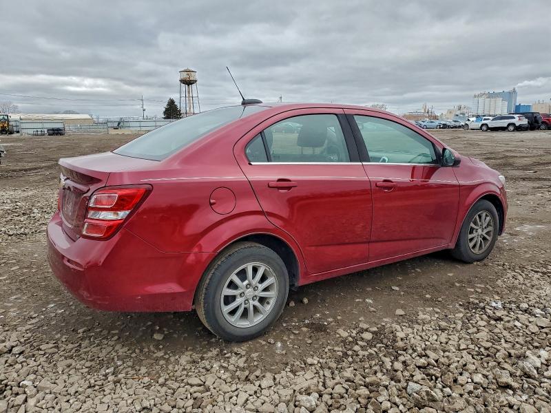 1G1JD5SB1K4112718 - 2019 CHEVROLET SONIC LT RED photo 3