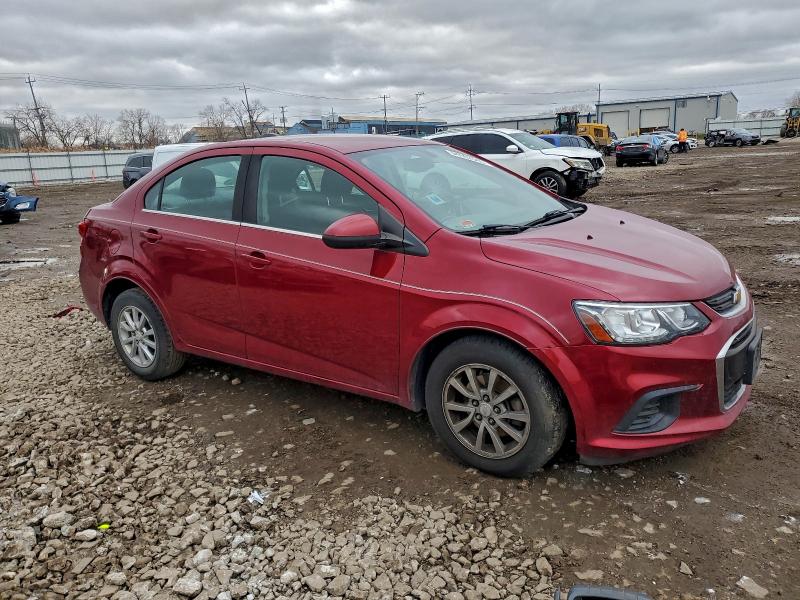 1G1JD5SB1K4112718 - 2019 CHEVROLET SONIC LT RED photo 4