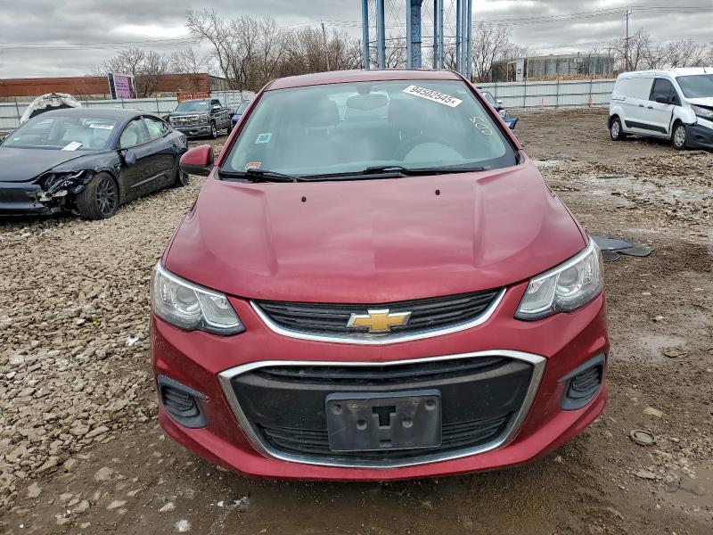 1G1JD5SB1K4112718 - 2019 CHEVROLET SONIC LT RED photo 5