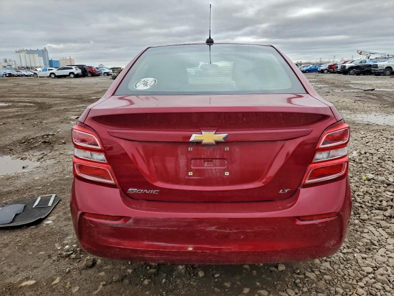 1G1JD5SB1K4112718 - 2019 CHEVROLET SONIC LT RED photo 6