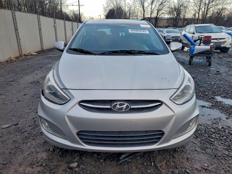 KMHCU5AE2FU234095 - 2015 HYUNDAI ACCENT GLS ვერცხლისფერი ფოტო 5