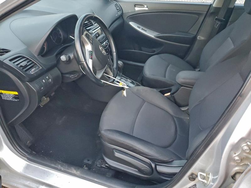 KMHCU5AE2FU234095 - 2015 HYUNDAI ACCENT GLS ვერცხლისფერი ფოტო 7