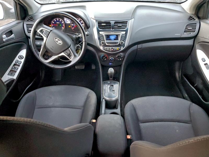 KMHCU5AE2FU234095 - 2015 HYUNDAI ACCENT GLS ვერცხლისფერი ფოტო 8