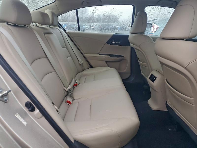 1HGCR2F82EA236096 - 2014 HONDA ACCORD EXL ოქროსფერი ფოტო 10