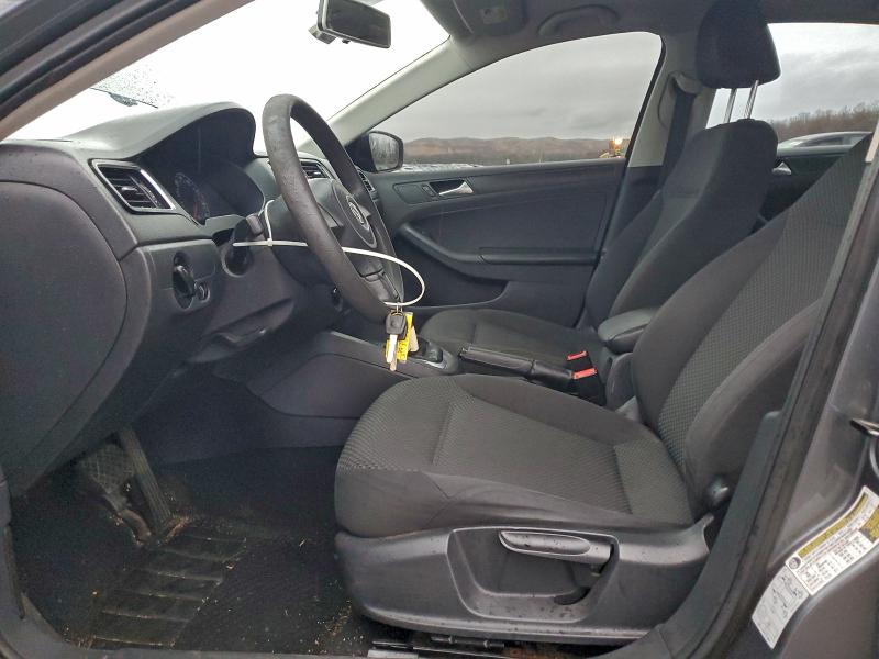 3VW2K7AJ0DM269893 - 2013 VOLKSWAGEN JETTA BASE رمادي صورة 7