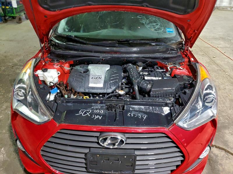 KMHTC6AE1DU136049 - 2013 HYUNDAI VELOSTER TURBO წითელი ფოტო 12