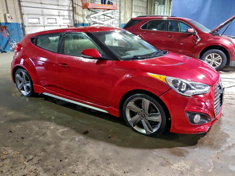 KMHTC6AE1DU136049 - 2013 HYUNDAI VELOSTER TURBO წითელი ფოტო 4