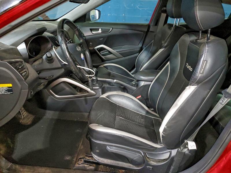 KMHTC6AE1DU136049 - 2013 HYUNDAI VELOSTER TURBO წითელი ფოტო 7