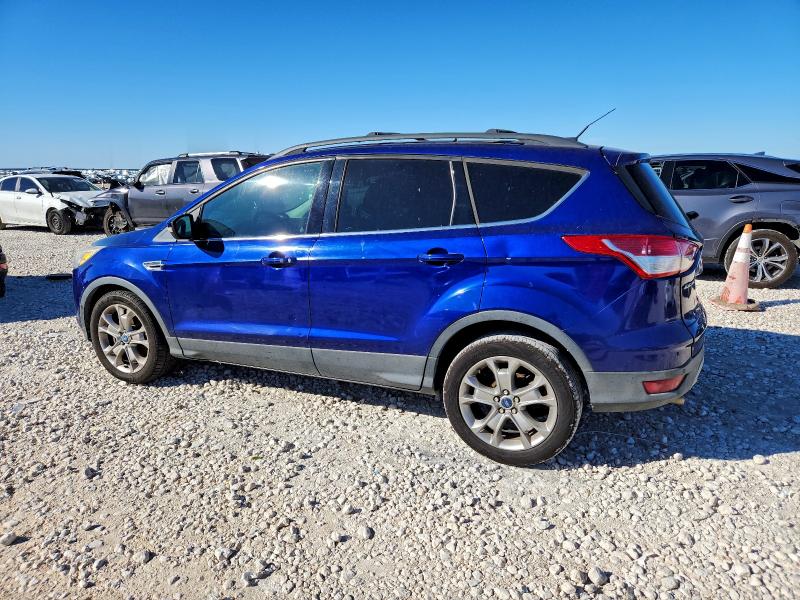 1FMCU9HX9DUB30599 - 2013 FORD ESCAPE SEL BLUE photo 2