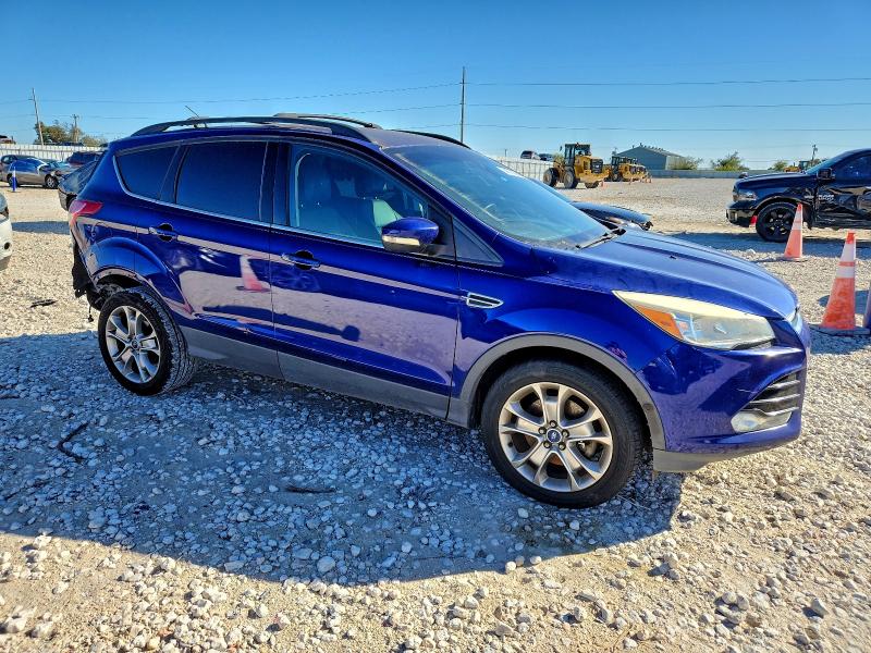 1FMCU9HX9DUB30599 - 2013 FORD ESCAPE SEL BLUE photo 4