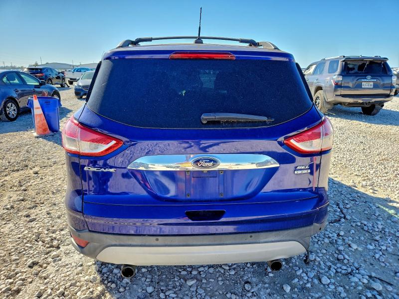 1FMCU9HX9DUB30599 - 2013 FORD ESCAPE SEL BLUE photo 6